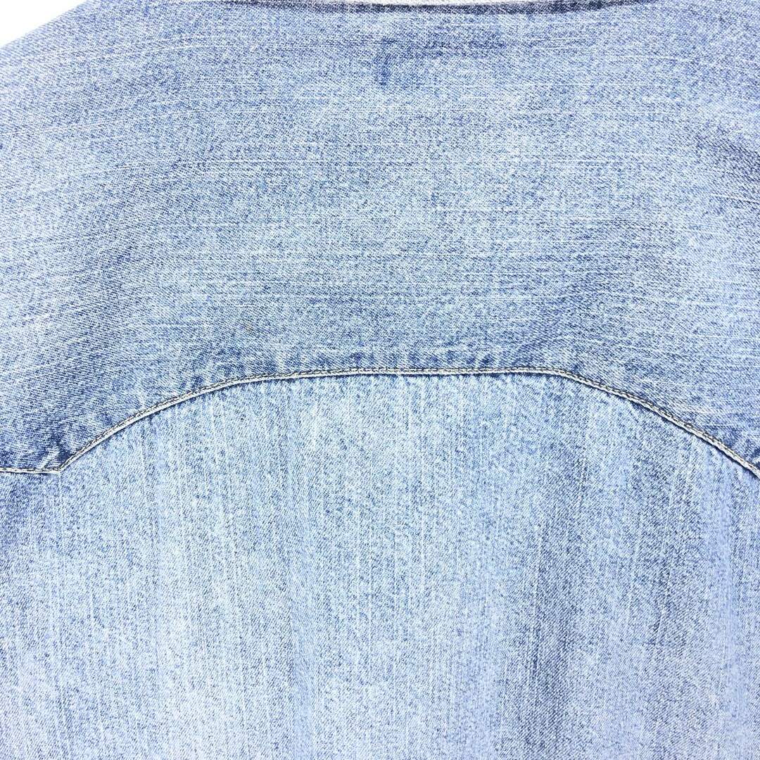 Levi's(リーバイス)の古着 リーバイス Levi's JEANS 長袖 デニム ウエスタンシャツ メンズL /eaa422333 メンズのトップス(シャツ)の商品写真