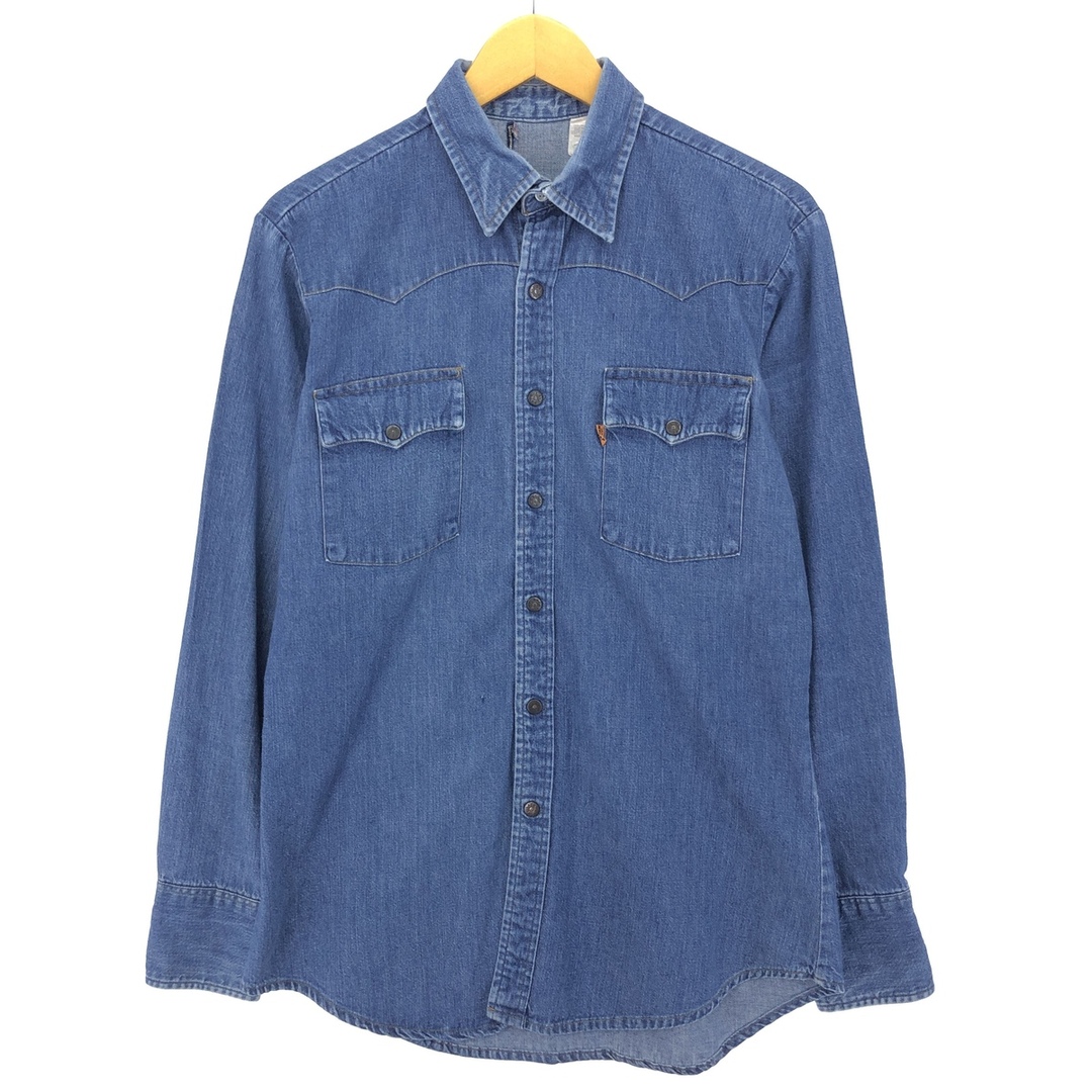 Levi's(リーバイス)の古着 リーバイス Levi's 長袖 デニム ウエスタンシャツ メンズM /eaa422334 メンズのトップス(シャツ)の商品写真