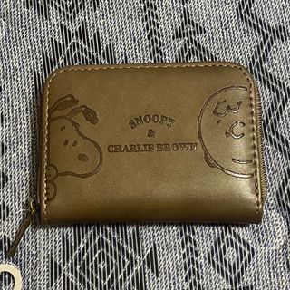 SNOOPY - 【新品タグ付き】 スヌーピー　小銭入れ　コインケース　キャッシュレス　茶