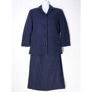 バーバリー(BURBERRY)のBURBERRY LONDON/バーバリー ロンドン シルクウールサマーツイード セットアップスーツ ジャケットスカート【上7AP(36) 下38】【LSTA73058】(その他)