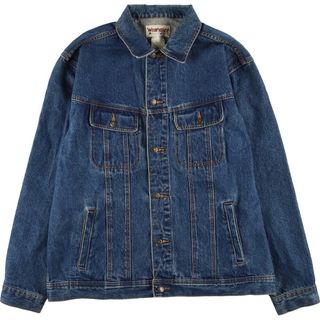 ラングラー(Wrangler)の古着 80~90年代 ラングラー Wrangler RUGGED WEAR デニムジャケット Gジャン メンズXXL ヴィンテージ /eaa420089(Gジャン/デニムジャケット)