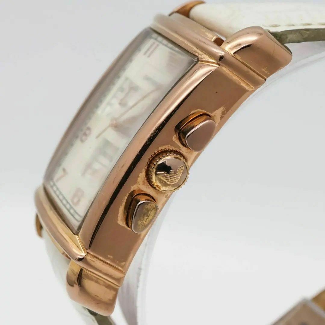 Emporio Armani(エンポリオアルマーニ)の《人気》EMPORIO ARMANI 腕時計 ピンクゴールド クロノグラフ m メンズの時計(腕時計(アナログ))の商品写真