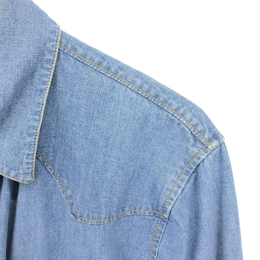 Levi's(リーバイス)の古着 リーバイス Levi's 長袖 デニム ウエスタンシャツ メンズL /eaa422431 メンズのトップス(シャツ)の商品写真