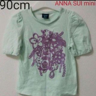 アナスイミニ(ANNA SUI mini)のANNA SUI mini  アナスイミニ 半袖トップス 90cm  Tシャツ(Tシャツ/カットソー)