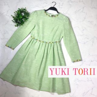 YUKI TORII INTERNATIONAL - YUKITORIIユキトリイの上品フォーマルワンピース150A