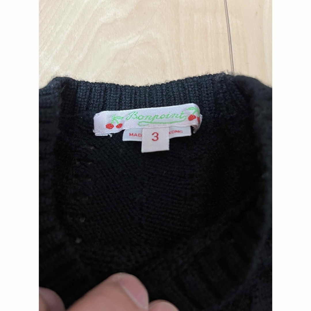 Bonpoint(ボンポワン)のボンポワン セーター サイズ3 キッズ/ベビー/マタニティのキッズ服女の子用(90cm~)(ニット)の商品写真