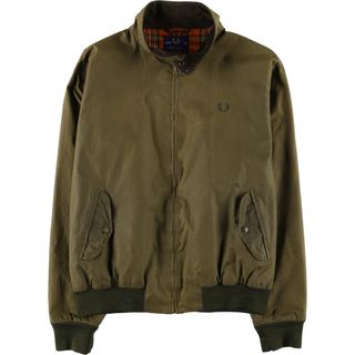 フレッドペリー(FRED PERRY)の古着 フレッドペリー FRED PERRY スイングトップタイプ ワックスコットン オイルドジャケット 英国製 メンズL /eaa420743(その他)