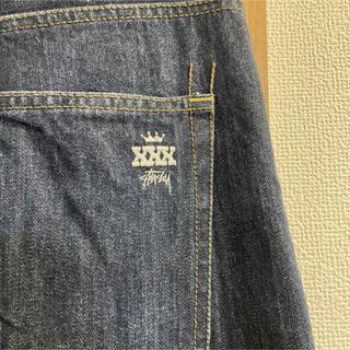 STUSSY - Stussy(ステューシー) 00S レザーパッチデニムパンツ メンズ