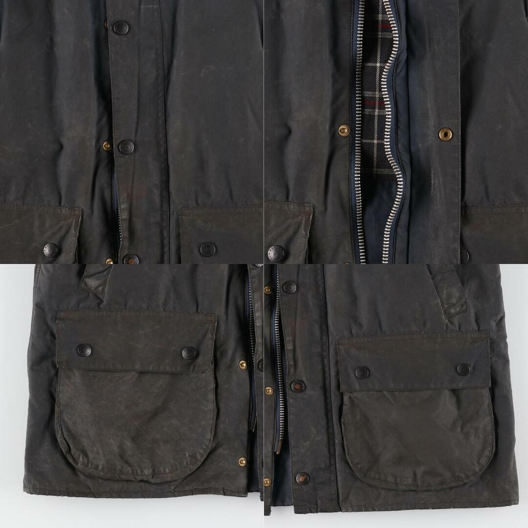 Barbour(バーブァー)の古着 80~90年代 バブアー Barbour A225 WESTMORLAND 旧3ワラント ワックスコットン オイルドベスト メンズL ヴィンテージ /eaa420744 メンズのトップス(ベスト)の商品写真