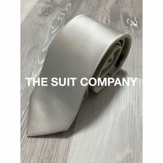 スーツカンパニー(THE SUIT COMPANY)のTHE SUIT COMPANY　ネクタイ　シルバー(ネクタイ)