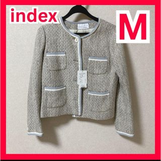 INDEX - インデックス　index 春　ジャケット　ツイード　Mサイズ