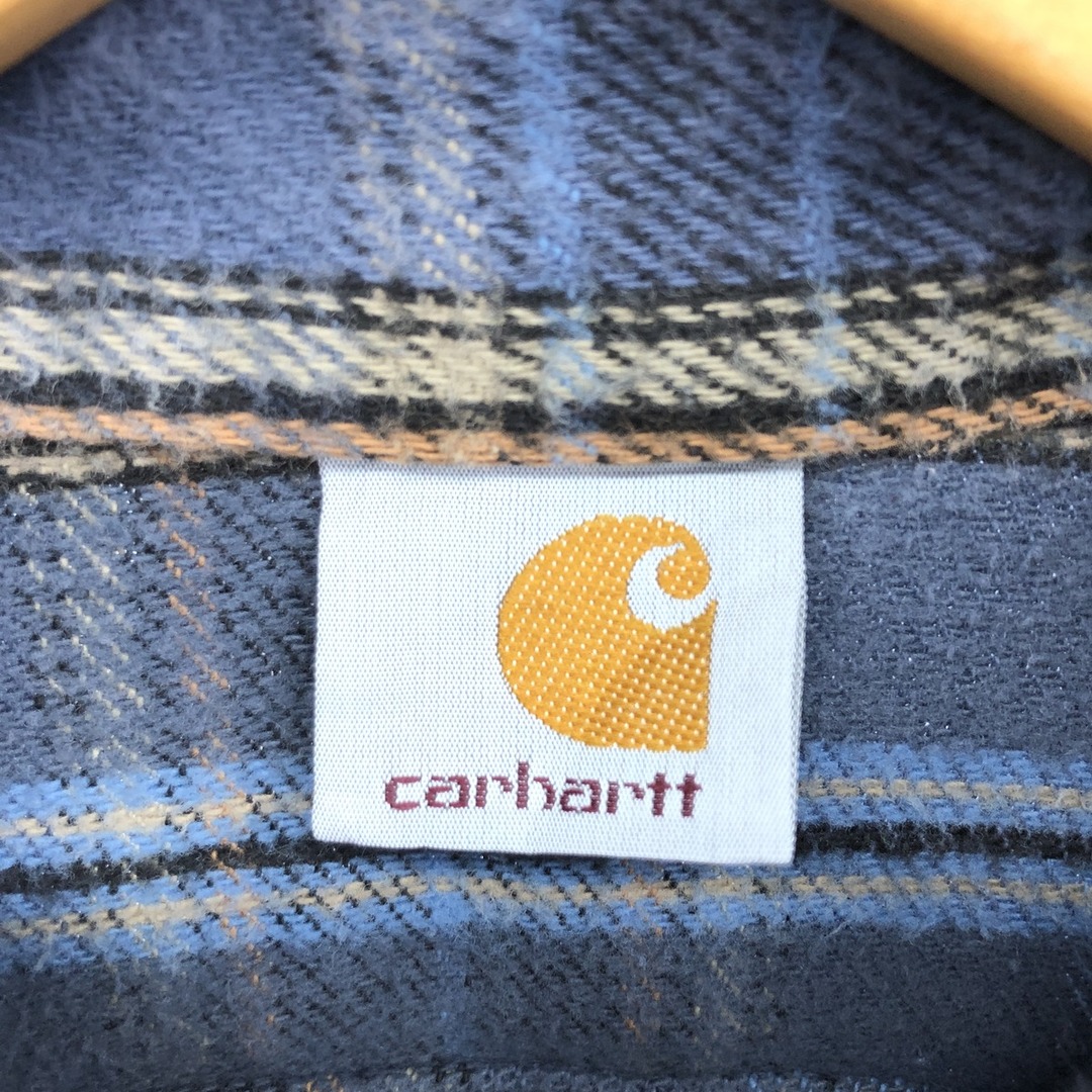 carhartt(カーハート)の古着 カーハート Carhartt 長袖 ヘビーネルチェックシャツ メンズXL /eaa421390 メンズのトップス(シャツ)の商品写真