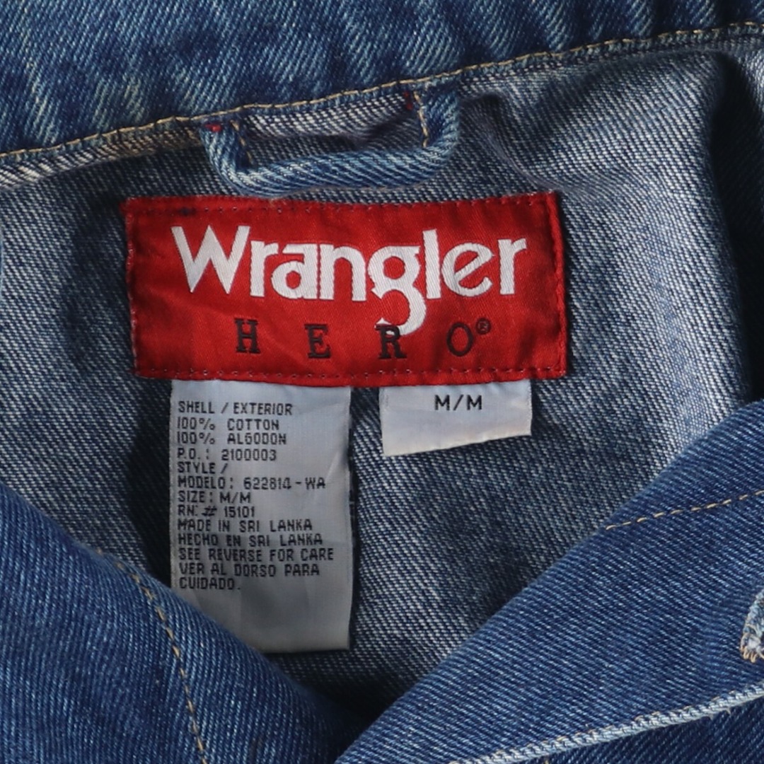 Wrangler(ラングラー)の古着 ラングラー Wrangler HERO デニムジャケット Gジャン メンズM /eaa424332 メンズのジャケット/アウター(Gジャン/デニムジャケット)の商品写真