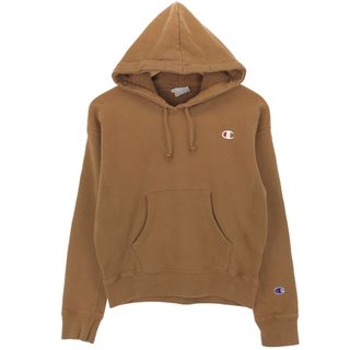 チャンピオン(Champion)の古着 チャンピオン Champion リバースウィーブ 復刻 単色タグ スウェットプルオーバーパーカー レディースXS /eaa423774(トレーナー/スウェット)