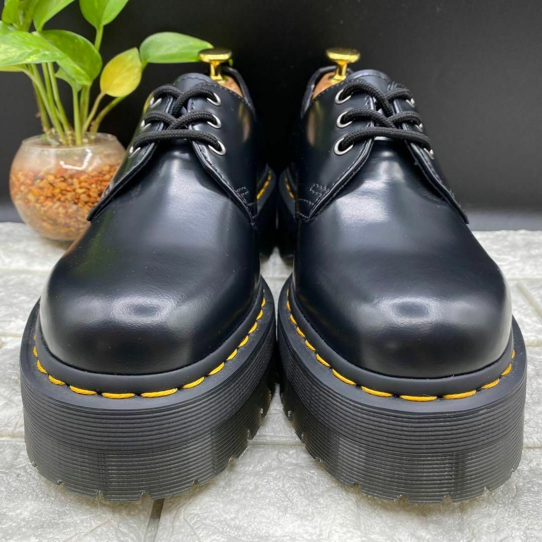 Dr.Martens(ドクターマーチン)の★新品 ドクターマーチン 1461 QUAD 3ホール ダブルソール 黒 UK6 レディースの靴/シューズ(ローファー/革靴)の商品写真