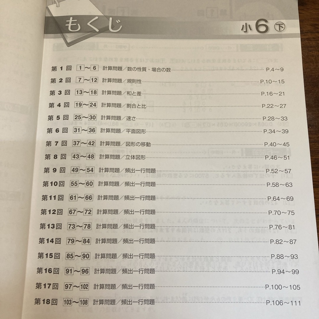 中学受験 新演習／計算日記 算数小6下 エンタメ/ホビーの本(語学/参考書)の商品写真