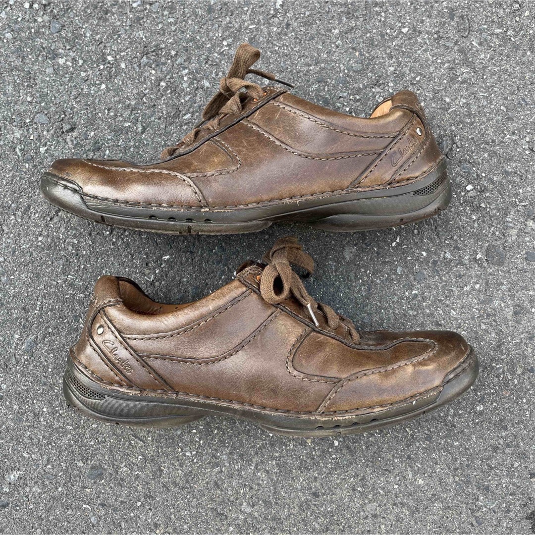 Clarks(クラークス)の【雰囲気抜群】Clarks daddy shoes leather shoes メンズの靴/シューズ(スニーカー)の商品写真