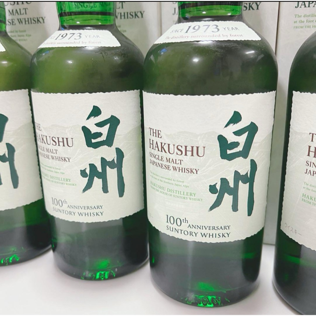 新品未開封 サントリー ウイスキー白州 700ml 100周年ラベル 6本 新品未開封 サントリー ウイスキー白州 700ml 100周年ラベル 6本