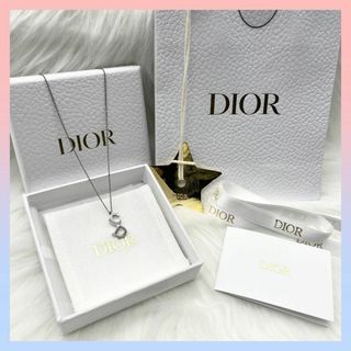 クリスチャンディオール(Christian Dior)の【超美品☆】クリスチャンディオール CD ロゴ シルバー ネックレス(ネックレス)