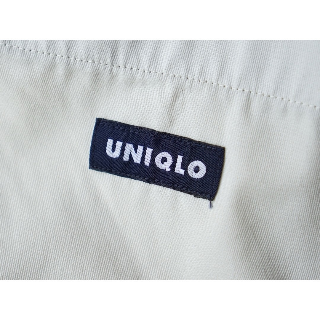 VINTAGE(ヴィンテージ)の00s 古着 OLD UNIQLO ツータック ワイドチノパンツ カーキ メンズのパンツ(チノパン)の商品写真