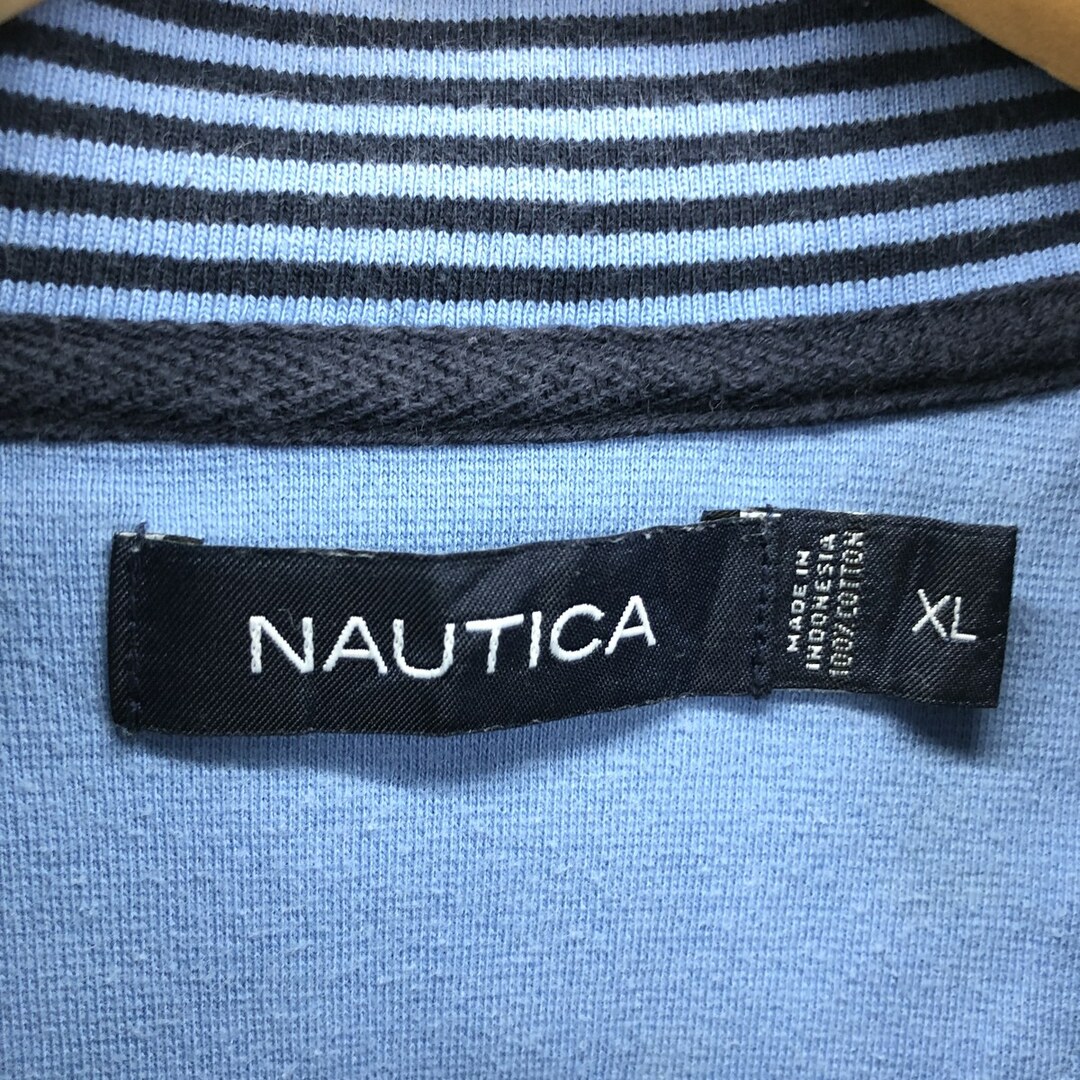 NAUTICA(ノーティカ)の古着 00年代~ ノーティカ NAUTICA ハーフジップスウェットシャツ トレーナー メンズXL /eaa389582 メンズのトップス(スウェット)の商品写真