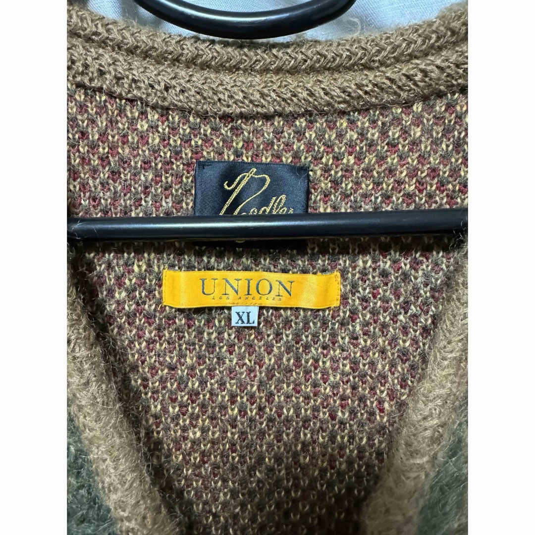 Needles(ニードルス)のUNION X NEEDLES MOHAIR CARDIGAN  メンズのトップス(カーディガン)の商品写真