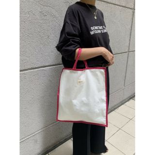 パイピング 3wayトート ピンク pink 肩掛け ショルダーバッグ クラッチ(トートバッグ)