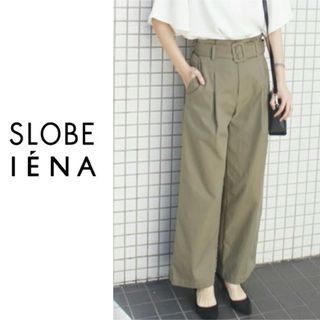 スローブイエナ(SLOBE IENA)のSLOBE IENA　スパンライクチノベルテットパンツ(カジュアルパンツ)