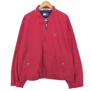 トミーヒルフィガー(TOMMY HILFIGER)の古着 90年代 トミーヒルフィガー TOMMY HILFIGER スイングトップ スポーツジャケット メンズXL ヴィンテージ /eaa423988(その他)