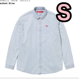 シュプリーム(Supreme)のSupreme Small Box Shirt Washed Blue 24ss(シャツ)