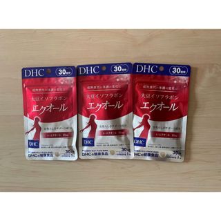 DHC大豆イソフラボンエクオール30日分×3袋。(コラーゲン)