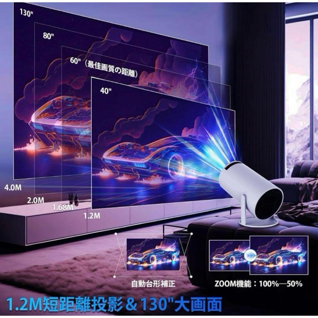 MAGCUBIC 、X Projector 、Hippus projector スマホ/家電/カメラのテレビ/映像機器(プロジェクター)の商品写真