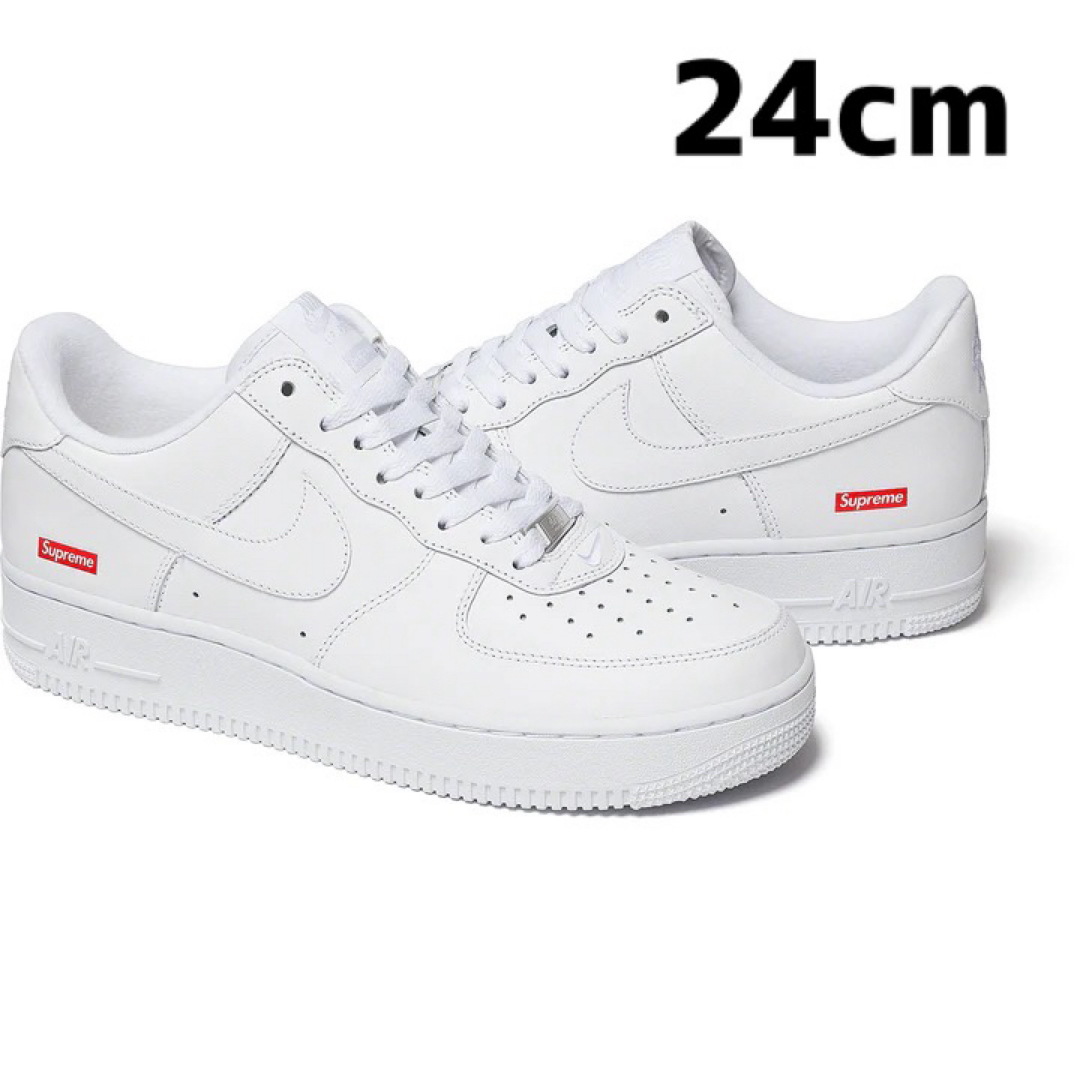 Supreme - 24cm□Supreme × Nike Air Force 1 Low 白の通販 by