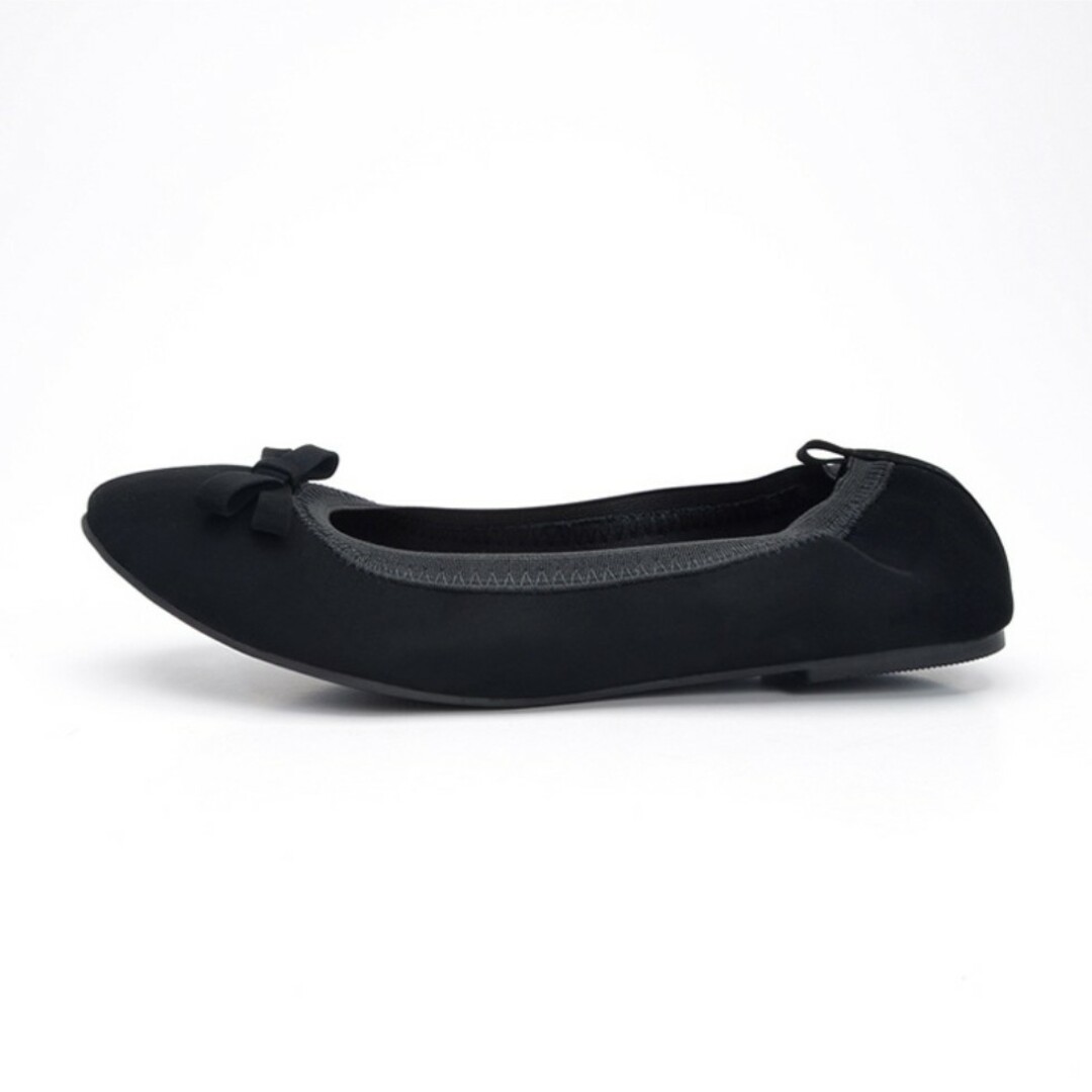 ♡おすすめ❤ルームシューズ 25cm 折り畳みスリッパ 携帯ルームシューズ 黒 レディースの靴/シューズ(その他)の商品写真
