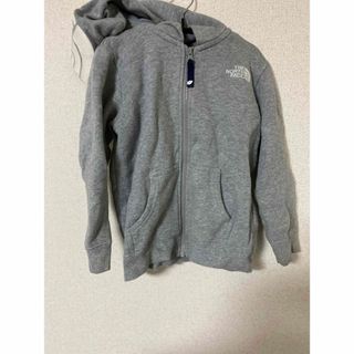 ザノースフェイス(THE NORTH FACE)の#3105 ノースフェイス　パーカー　キッズ　ライトグレー　110cm(ジャケット/上着)