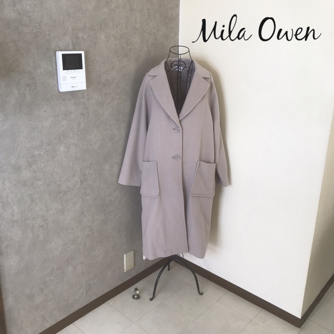 Mila Owen(ミラオーウェン)のミラオーウェン♡美品　チェスターコート レディースのジャケット/アウター(チェスターコート)の商品写真
