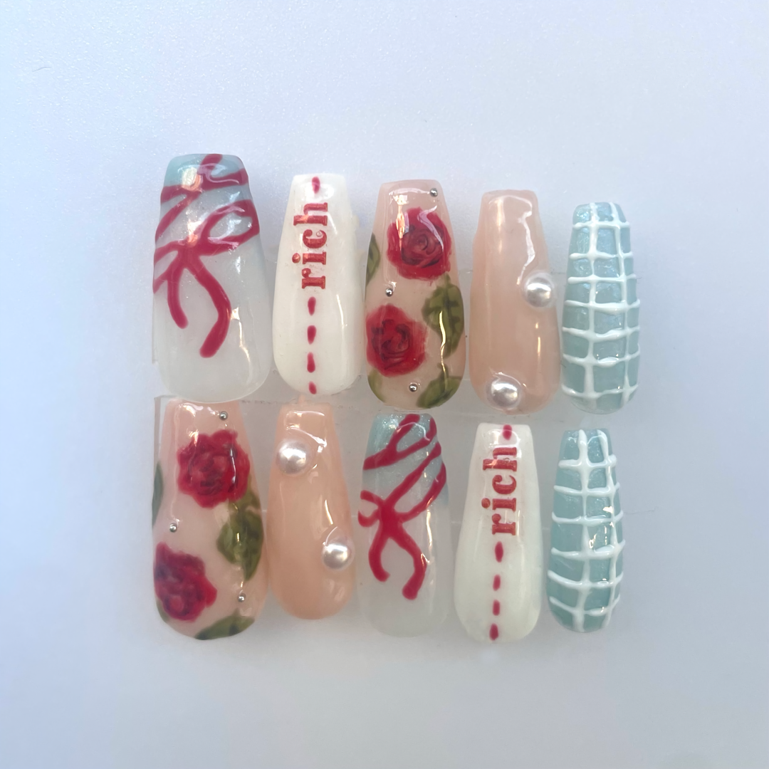 nail tip(order design) ハンドメイドのアクセサリー(ネイルチップ)の商品写真