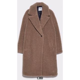 ザラ(ZARA)のZARA ボアコート  XS(ロングコート)