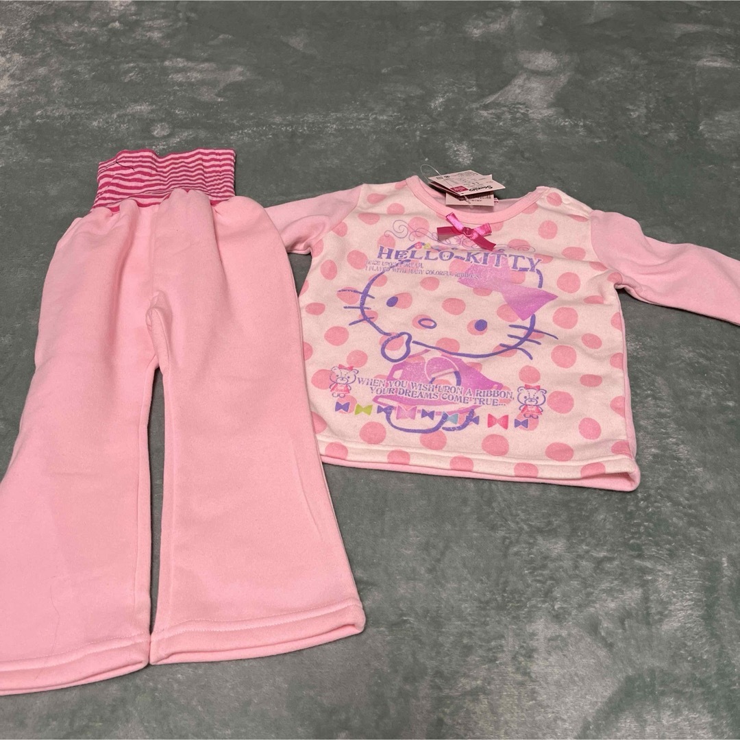 ハローキティ(ハローキティ)のキティ　パジャマ キッズ/ベビー/マタニティのキッズ服女の子用(90cm~)(パジャマ)の商品写真