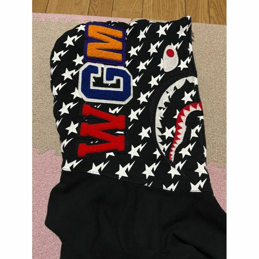 A BATHING APE(アベイシングエイプ)のbape shark hoodie ベイプ　エイプ　シャーク　パーカー メンズのトップス(パーカー)の商品写真