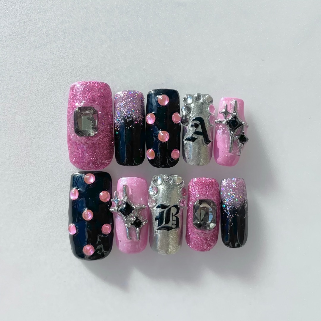 nail tip(order design) ハンドメイドのアクセサリー(ネイルチップ)の商品写真