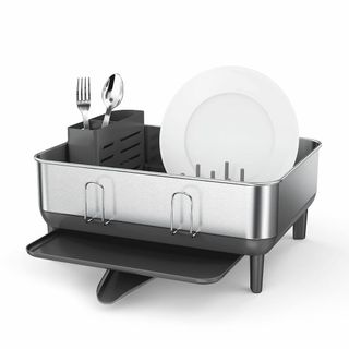 simplehuman コンパクトディッシュラック グレー KT1184DC(その他)