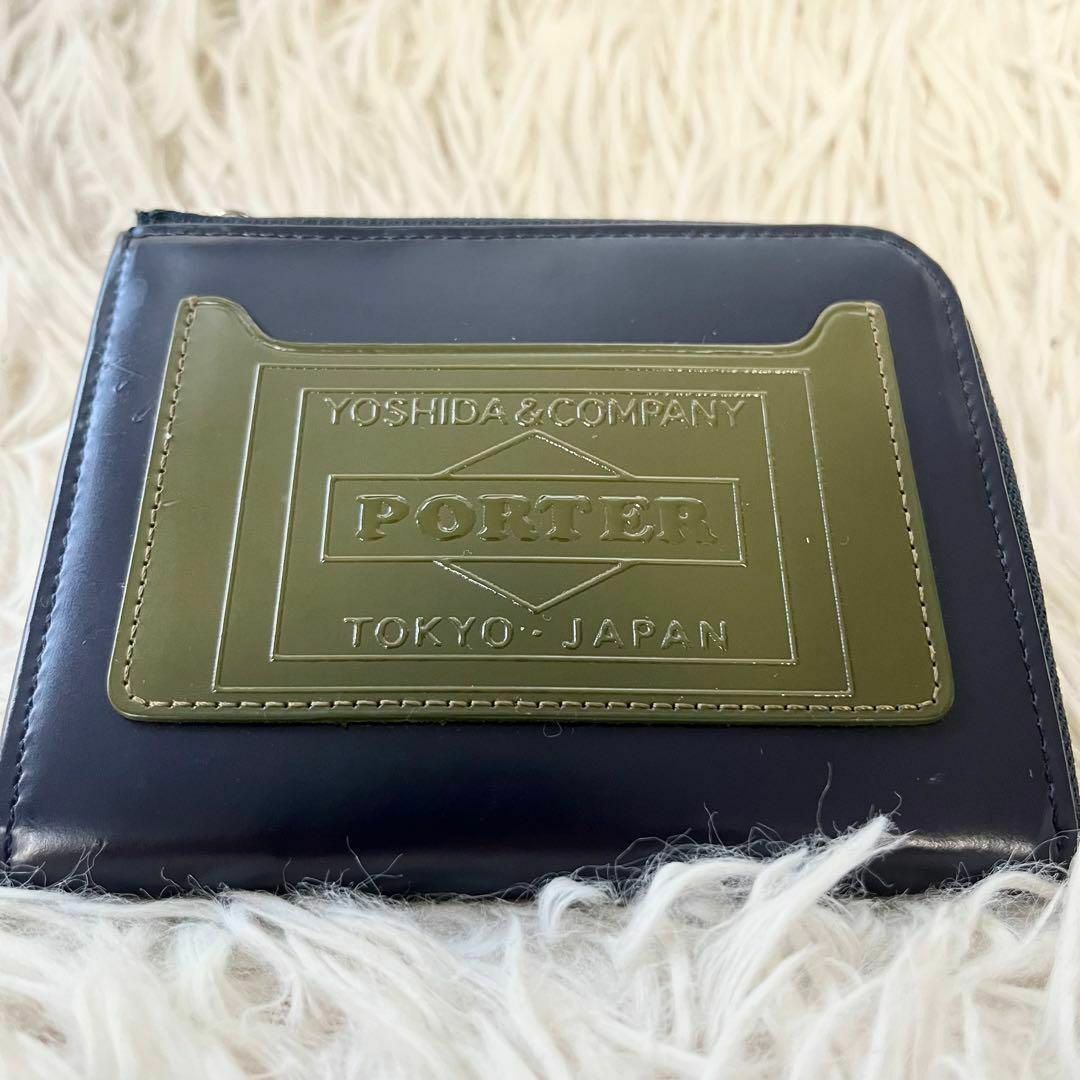 PORTER(ポーター)の現行　ポーター　L字ファスナー　財布　ウォレット　小銭入れ　コインケース　レザー メンズのファッション小物(コインケース/小銭入れ)の商品写真