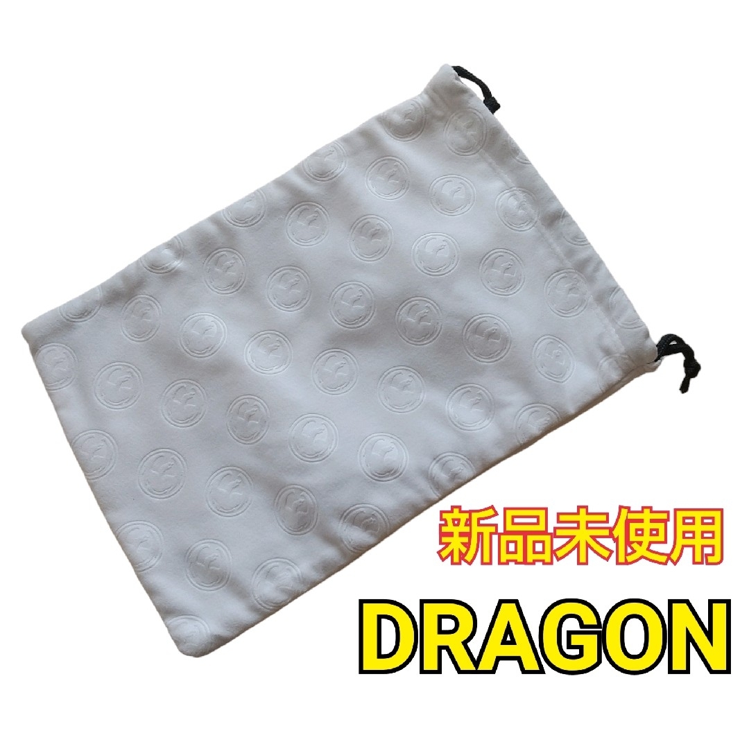 DRAGON(ドラゴン)の■新品未使用 DRAGON ゴーグルケース ソフトケース 白色 スポーツ/アウトドアのスノーボード(その他)の商品写真