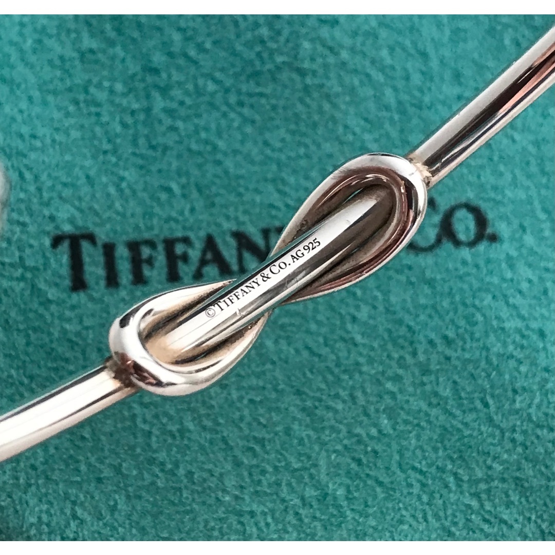 4年保証』 Tiffany/ティファニー ストライプカフ・バングル
