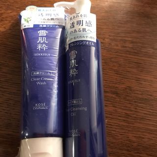 セッキセイ(雪肌精)の雪肌精　クレンジングオイルと洗顔クリーム(クレンジング/メイク落とし)