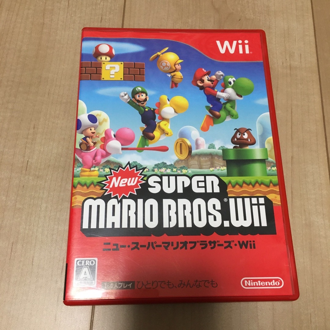 Wii(ウィー)のNew スーパーマリオブラザーズ Wii エンタメ/ホビーのゲームソフト/ゲーム機本体(家庭用ゲームソフト)の商品写真