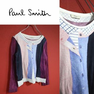 【希少デザイン】Paul Smith レイヤードプリント ロングTシャツ