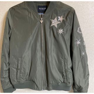 ゲス(GUESS)のGUESS MA-1 キラキラ オシャレジャケット(ブルゾン)