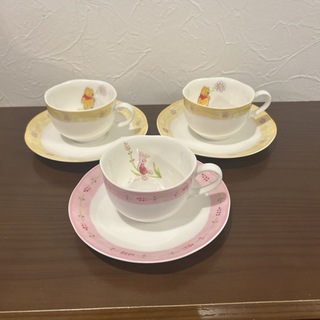 くまのプーさん - 【美品】コーヒーカップ&ソーサーセット　ディズニー　プーさん　Sango  